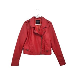 Riverdale Women's Southside Serpents Faux Leather Full Zip Jacket - L